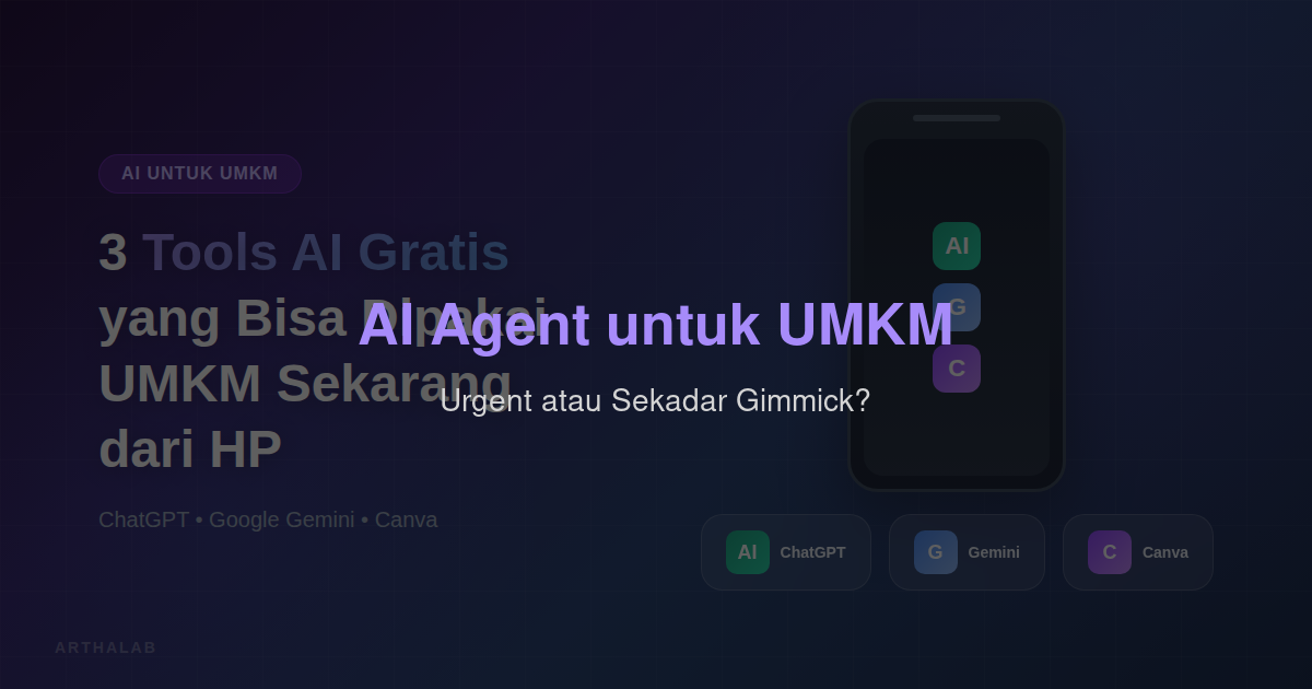 AI Agent untuk UMKM — Urgent atau Gimmick?